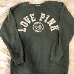 Victoria secrets pink crew sweatshirt